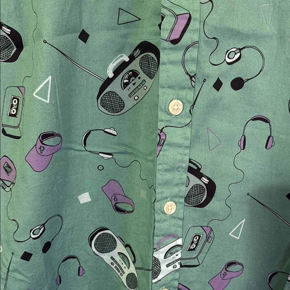 Urban Pipeline Green Casual Button Down Shirt - Picture 3 of 4